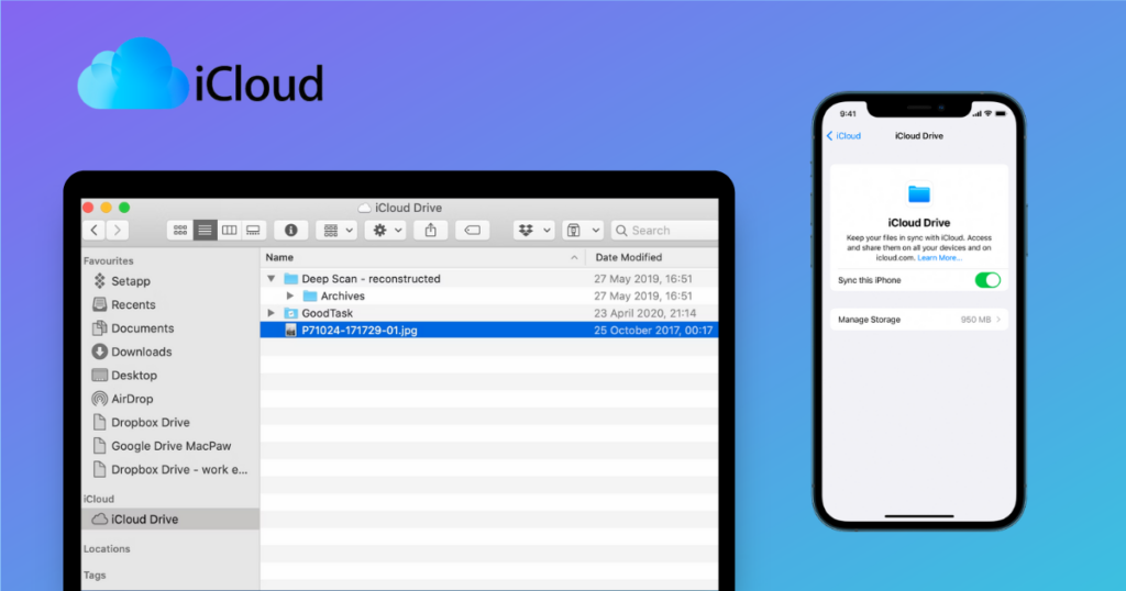 Služba iCloud je od Apple a šifrovaně ukládá svá data.