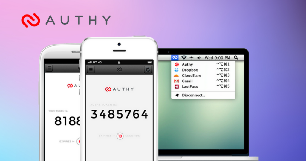 Authy - nejbezpečnější OTP generátor 2FA