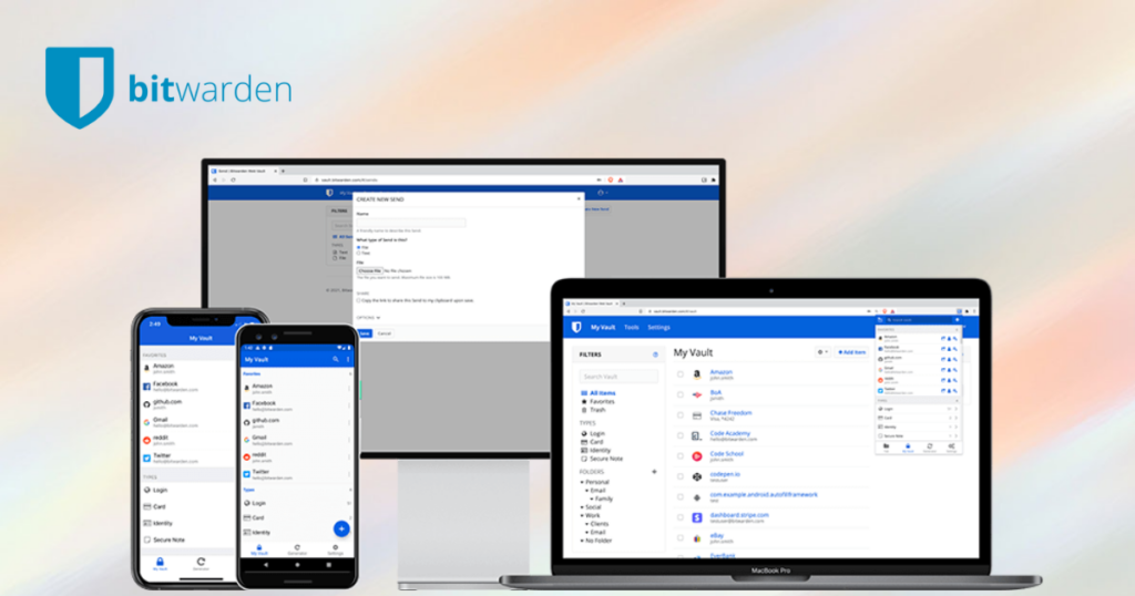 Bitwarden kvalitní a bezpečný správce hesel
